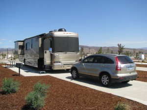 Close Up Premium Pull Thru RV Site 100FT Yanks RV Resort