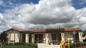 view of building entrance at the RV park office